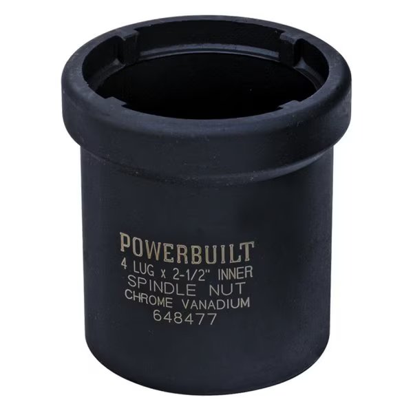 Spindle Nut Socket- 4Lugs Inner, Powerbuilt, Mfr#: 648477